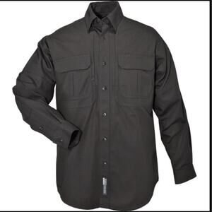 5.11 Tactical® Black Long Sleeve Shirt Size XXL